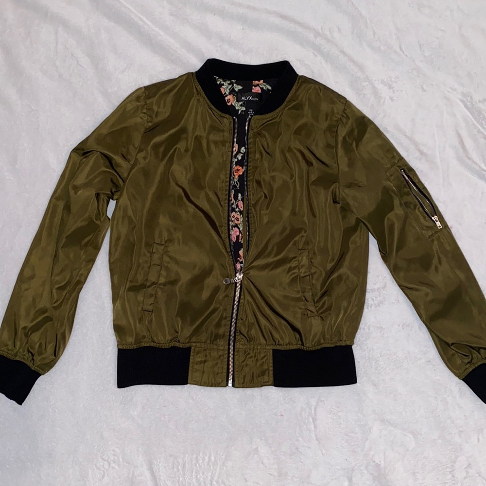 Alyx Women's Green Bomber Jacket Size PS